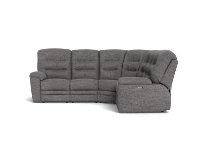 Palliser Keiran Symmetrical 5 Piece Power Reclining Sectional in Sanctuary Smoke - Keiran 5Piece Sectional(Sanctuary Smoke)