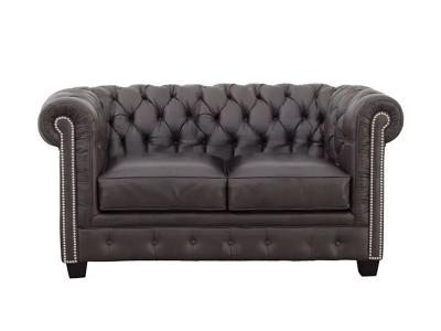 Décor-Rest Talia Loveseat in Charcoal - Talia Loveseat