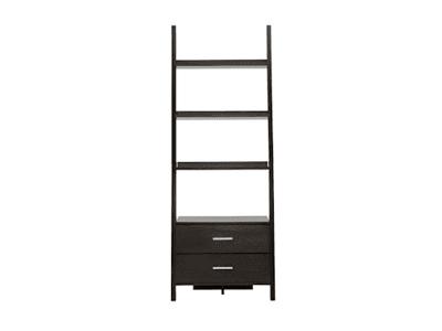 Monarch Ladder Bookcase in Espresso - Ladder Bookcase