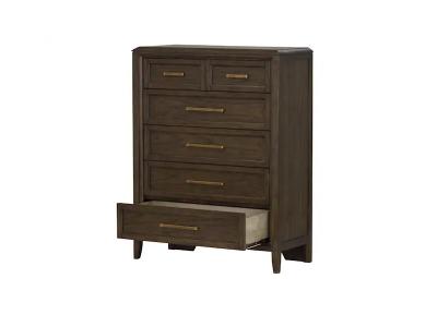 A-America Bryson Dresser Chest in Smokey Bronze - Bryson Chest