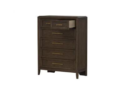 A-America Bryson Dresser Chest in Smokey Bronze - Bryson Chest