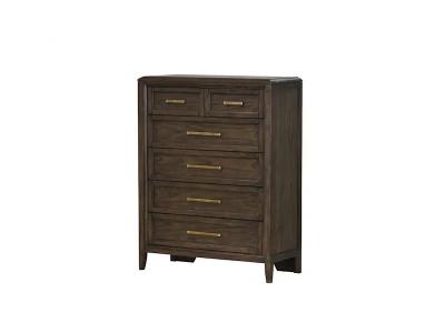 A-America Bryson Dresser Chest in Smokey Bronze - Bryson Chest