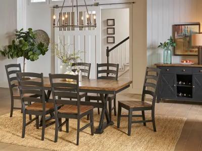A-America Stormy Ridge 5Piece Dining in Chicory/Slate Black - Stormy Ridge 5Piece Dining