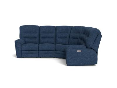 Palliser Keiran Symmetrical 5 Piece Power Reclining Sectional in Sanctuary Smoke - Keiran 5Piece Sectional(Sanctuary Sky)