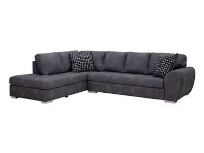 Palliser Melbourne Left Facing 2Piece Sectional in Denver Grey - Melbourne 2Piece Sectional(Left)