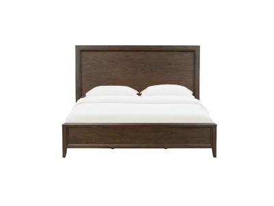 A-America Queen Size Bryson Panel Bed in Smokey Bronze - Bryson Panel Bed (Queen)