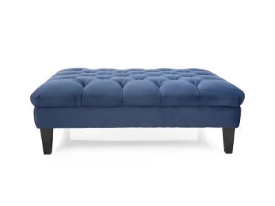 Décor-Rest Ottoman in Bolder Azure - Ottoman (Bolder Azure)