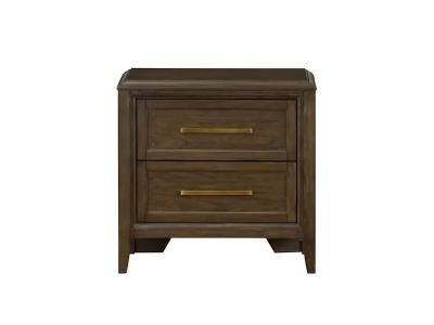 A-America Bryson Nightstand in Smokey Bronze - Bryson Nightstand