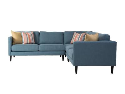 Decor-Rest Marco MyCustom Symmetrical 3 Piece Sectional in Blue - Macro 3Piece Sectional(Blue)