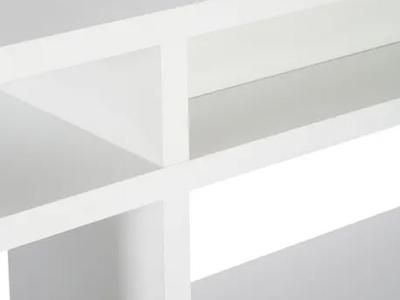 Monarch Mod Bookcase in White - Mod Bookcase (White)