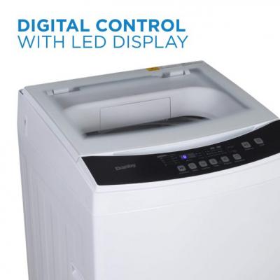 24" Danby  3.0 Cu. Ft. Compact Capacity Top Load Washing Machine In White - DWM12C1WDB-6