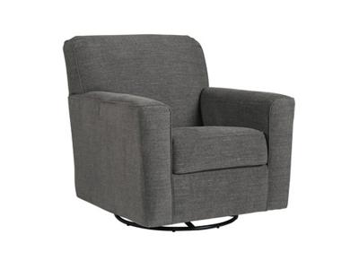 Ashley Furniture Alcona Swivel Glider Accent Chair 9831042 Charcoal