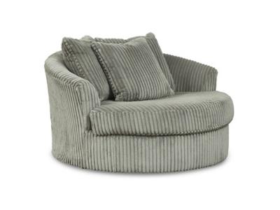 Ashley Furniture Lindyn Oversized Swivel Accent Chair 2110521 Fog