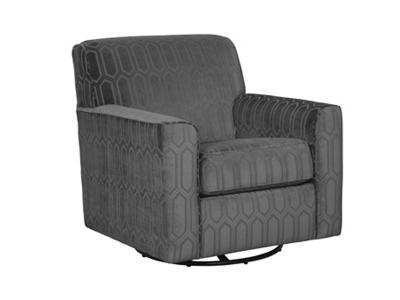 Ashley Furniture Zarina Swivel Accent Chair 9770442 Graphite