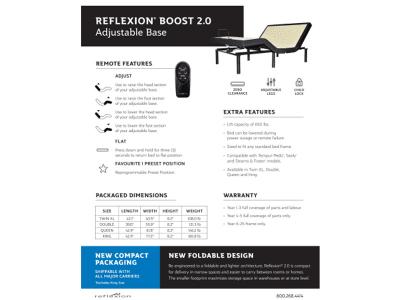 Sealy Twin XL Size Reflexion Lift 2.0 Adjustable Bed - Reflexion Lift 2.0 Adjustable Bed (Twin XL)