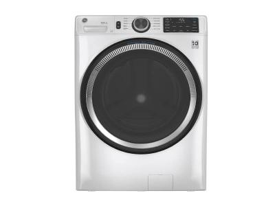 28" GE 5.5 Cu. Ft. (IEC) Capacity Washer With Built-in Wifi In White - GFW550SMNWW