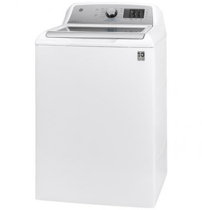 27" GE 4.8  Cu. Ft. Capacity Washer With Sanitize - GTW720BSNWS