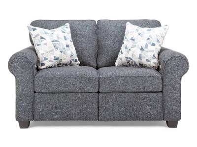 Décor-Rest Cosmo Power Reclining Loveseat in Mondavi Graphite - Cosmo Power Reclining Loveseat