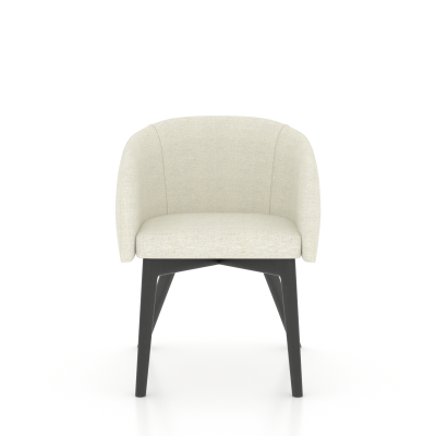 Canadel 5138 Angled Legs and Retro-Chic Flair Chair - CNF05138TW05MNA
