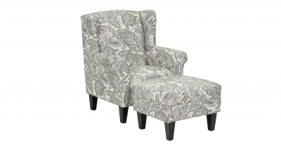 Dynasty Fabric Accent Chair - 1224-30