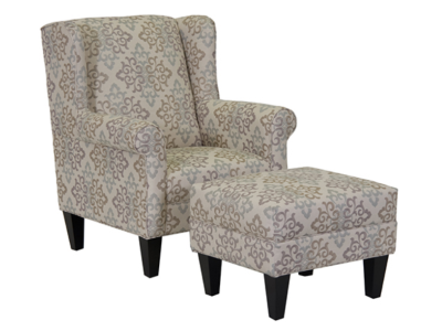 Dynasty Fabric Accent Chair - 1224-30