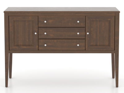 Canadel 5401 Buffet with 2 Shelves and 3 Drawers - BUF054011919MMM