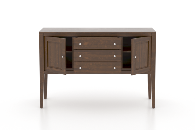 Canadel 5401 Buffet with 2 Shelves and 3 Drawers - BUF054011919MMM