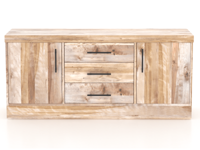 Canadel 7032 Loft Buffet with 3 Drawers - BUF07032NA02RT1