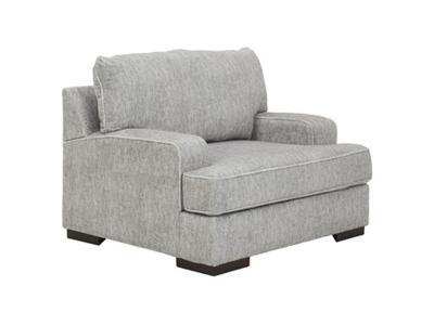 Ashley Furniture Mercado Chair and a Half 8460423 Pewter