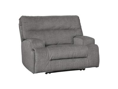 Ashley Furniture Coombs Wide Seat Recliner 4530252 Charcoal