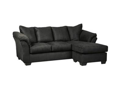 Ashley Furniture Darcy Sofa Chaise 7500818 Black
