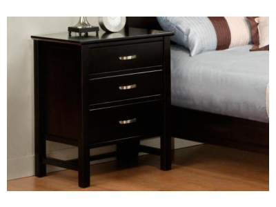 Handstone Brooklyn 3 Drawer Nightstand with Power Management - P-BR13PM