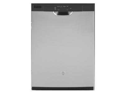 24" GE Built-in Front Control Dishwasher In Stainless Steel - GDF510PSMSS