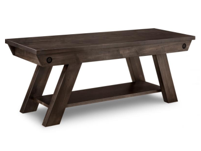 48" Handstone Algoma Bench with Wood Seat - P-AL1648WS