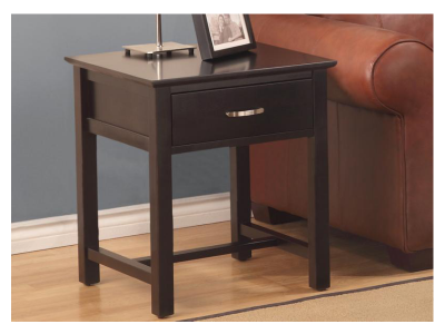 Handstone Brooklyn 1 Drawer End Table - P-BR23