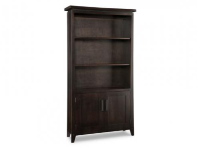 Handstone Pemberton Bookcase with Adjustable Shelves with Doors - N-PE80D