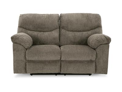 Ashley Alphons Manual Reclining Loveseat in Putty - 2820186