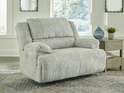 Ashley Furniture McClelland Zero Wall Power Wide Recliner 2930282 Gray