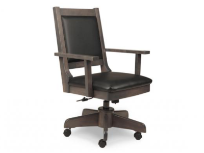 Handstone Modern Office Chair with Gas Lift in Fabric or Bonded Leather - N-OCM21Fabric