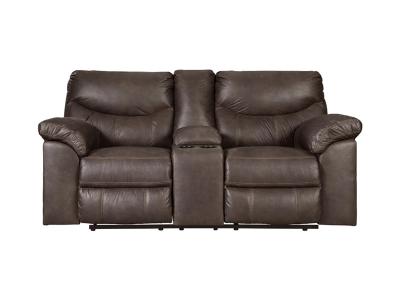 Ashley Furniture Boxberg DBL Rec Loveseat w/Console 3380394 Teak