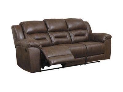 Ashley Furniture Stoneland Reclining Sofa 3990488 Chocolate