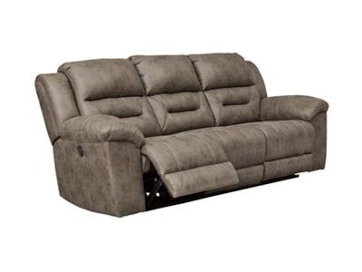 Ashley Furniture Stoneland Reclining Power Sofa 3990587 Fossil