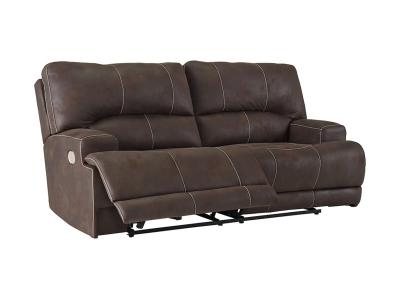 Ashley Furniture Kitching 2 Seat PWR REC Sofa ADJ HDREST 4160447 Java
