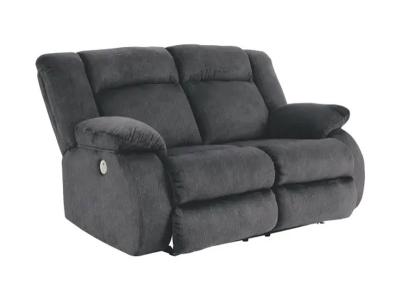 Ashley Furniture Burkner Reclining Power Loveseat 5380474 Marine