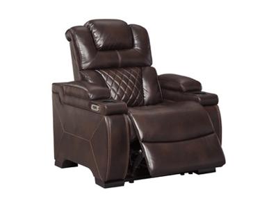 Ashley Furniture Warnerton PWR Recliner/ADJ Headrest 7540713C Chocolate