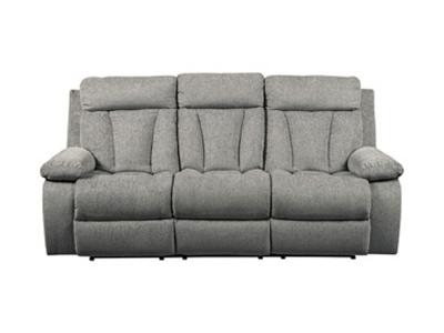 Ashley Furniture Mitchiner REC Sofa w/Drop Down Table 7620489 Fog