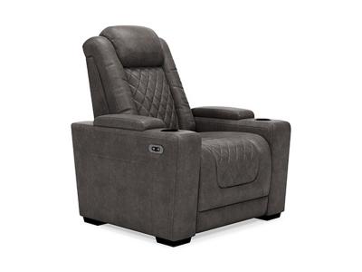 Ashley Furniture HyllMont PWR Recliner/ADJ Headrest 9300313 Gray