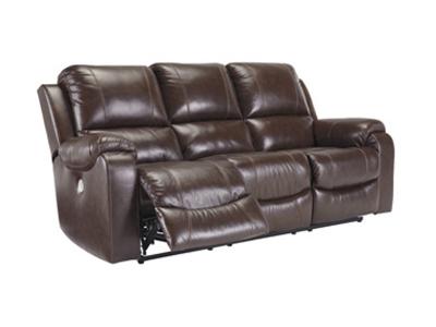 Ashley Furniture Rackingburg Reclining Power Sofa U3330187 Mahogany