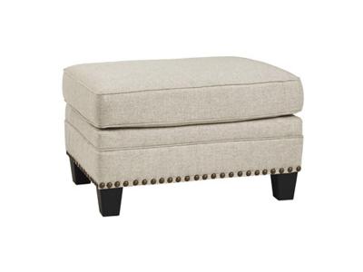 Ashley Furniture Claredon Ottoman 1560214 Linen