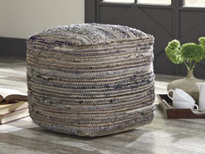 Ashley Furniture Absalom Pouf A1000550 Denim